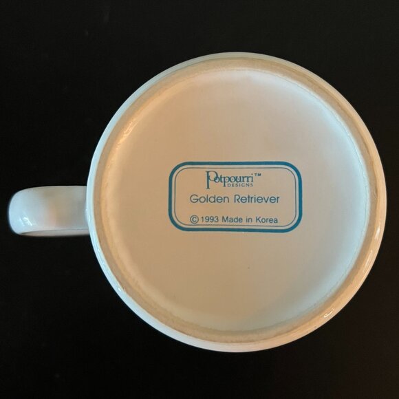 POTPOURRI DESIGNS Golden Retriever Mug w/ Artwork by C.E. Pearson ~ Dog Lover - Picture 13 of 15